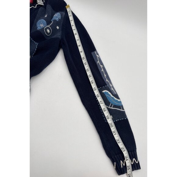 Holiday Lodge North Crest Women’s Full Zip Sweater Cardigan Ski Lodge Sz S 6/8 - Picture 12 of 14